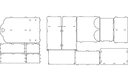 Double Tea House 3D Puzzle Laser Cut DXF File