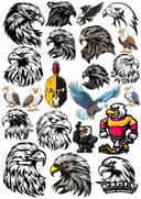 Eagle Vector Collection for CNC and Laser Cutting
