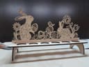 Easter Bunny Egg Stand Laser Cut File Vector