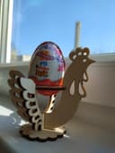 Easter Chicken Egg Holder Laser Cut Vector File