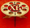 Easter Egg Stand with Religious Monogram Vector File