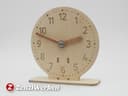 Educational Wooden Tabletop Clock Vector Design (SVG, DXF)