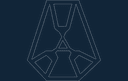 EHO Geometric Logo Vector Design for Laser Cutting DXF