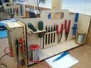 Electronics Workbench Tool Organizer Free Vector File