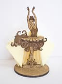 Elegant Ballerina Napkin Holder Vector File for Laser Cutting