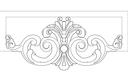 Elegant Baroque Decorative Frame Vector for CNC and Laser Cutting