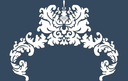 Elegant Baroque Floral Swirl Vector for Laser Cutting DXF