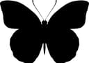 Elegant Butterfly Silhouette Vector File for Laser Cutting