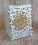 Elegant Butterfly Wedding Card Box Laser Cut Vector File