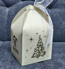 Elegant Christmas Favor Box Laser Cut Vector File