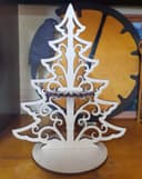 Elegant Christmas Tree Napkin Holder Laser Cut Vector File