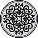 Elegant Circular Ornate Stencil Vector DXF File