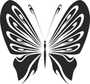 Elegant Decorative Butterfly Vector for Laser Cutting