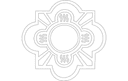 Elegant Decorative Clock Face Vector File for Laser Cutting DXF