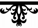 Elegant Decorative Corbel Vector File for Laser Cutting (DXF)