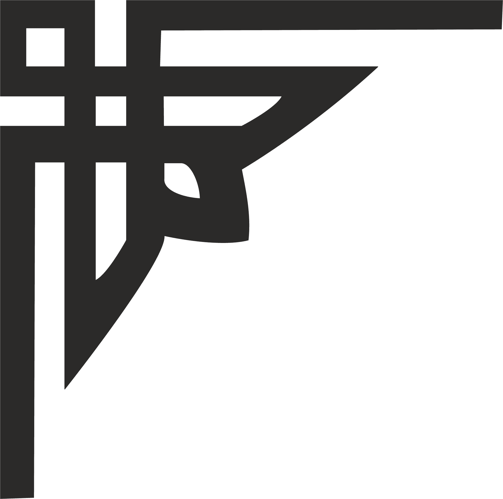 Elegant Decorative Corner Frame Vector DXF for Laser Cutting