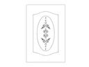 Elegant Decorative Door Panel Vector Design DXF File