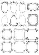 Elegant Decorative Frames and Borders Vector Collection