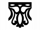 Elegant Decorative Ornament DXF Vector File for Laser Cutting