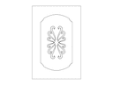 Elegant Decorative Panel Vector for Laser Cutting DXF