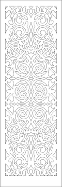 Elegant Decorative Screen Room Divider Vector DXF File