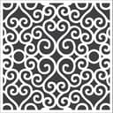 Elegant Decorative Scrollwork Panel Laser Cut Vector File