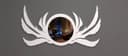 Elegant Feather Frame Mirror Laser Cut Vector File (DXF)