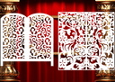 Elegant Floral Lattice Room Divider Vector for Laser Cutting