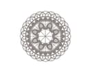 Elegant Floral Mandala Laser Cut Vector File