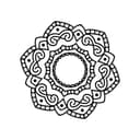 Elegant Floral Mandala Laser Cut Vector File