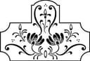 Elegant Floral Ornament Decorative Panel Vector File