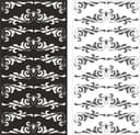 Elegant Floral Ornament Seamless Pattern Vector for Laser Cutting