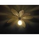 Elegant Floral Petal Ceiling Lamp Vector DXF File