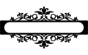 Elegant Floral Scroll Frame Vector for Laser Cutting (DXF)
