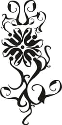 Elegant Floral Scroll Vector Design for Laser Cutting (CDR)