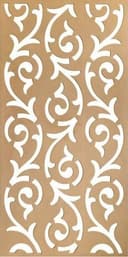 Elegant Floral Scrollwork Decorative Panel DXF Vector File