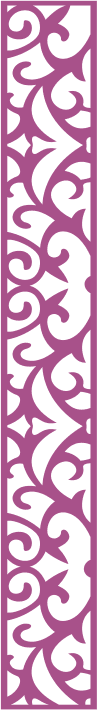 Elegant Floral Seamless Screen Panel Vector for Laser Cutting