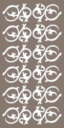 Elegant Floral Swirl Decorative Panel Vector File