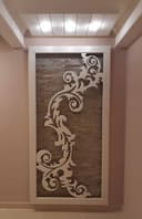 Elegant Floral Wall Panel CNC Vector Design DXF