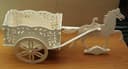 Elegant Horse-Drawn Carriage 3D Puzzle Laser Cut File