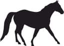 Elegant Horse Silhouette Vector for Laser Cutting