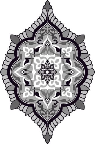 Elegant Islamic Pattern Vector for Laser Cutting, AI Format
