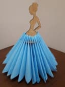 Elegant Lady Napkin Holder Laser Cut Vector File