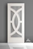 Elegant Modern Door Panel Vector Design for CNC - DXF File