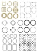 Elegant Ornamental Frame and Border Collection Vector Files