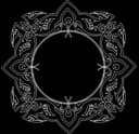 Elegant Ornamental Mirror Frame Vector Design (DXF)