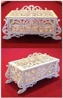 Elegant Ornate Jewelry Box Vector Laser Cut DXF File