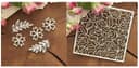 Elegant Rose Floral Pattern Vector for Laser Cutting