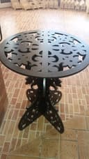 Elegant Round Coffee Table Laser Cut Vector File