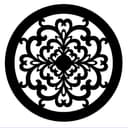 Elegant Round Filigree Ornament Vector File for Laser Cutting